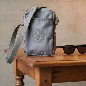 Kipling Live Light Small Crossbody Silver Phone Bag
